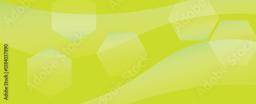 green vector hexagon gradien abstract background design