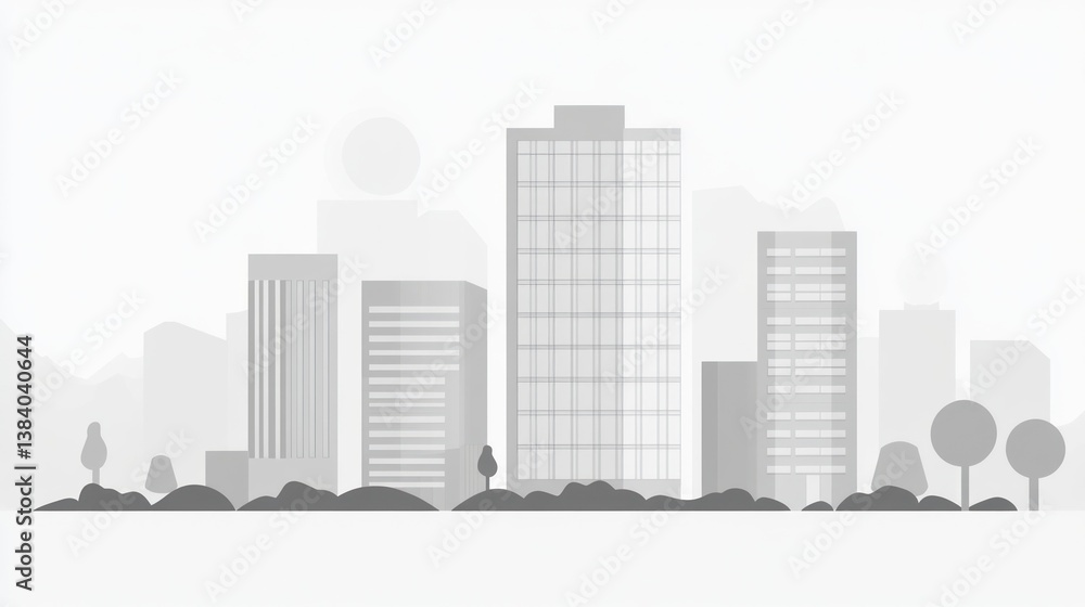 Cityscape silhouette, sunrise, mountains, urban, background, website Cityscape silhouette, sunrise, mountains, urban, background, website