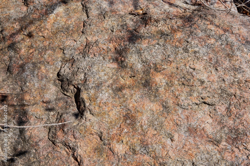 Macro View of Natural Orange and Gray Rock Texture – Geology and Nature Background Macro View of Natural Orange and Gray Rock Texture – Geology and Nature Background
