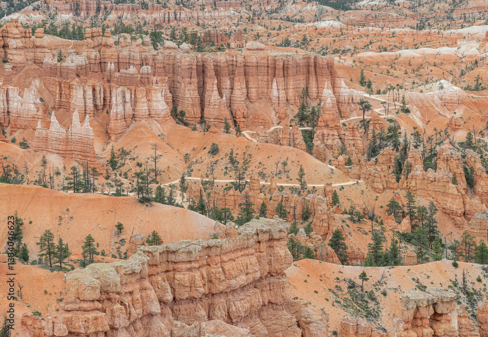 Hoodoos in Bryce Canyon National Park, Utah, USA Hoodoos in Bryce Canyon National Park, Utah, USA