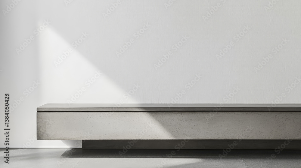 Obraz premium TV cabinet the cabinet in modern living room on white wall background,3d rendering