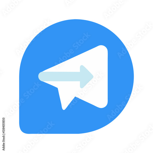 Free Download  Arrow Messaging Icon for Communication - GFXLoad