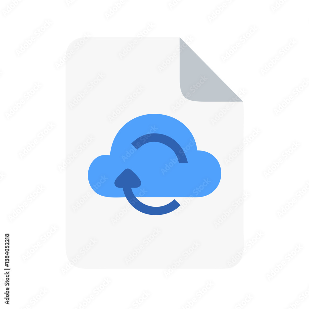 Data Management Cloud Sync Icon Data Management Cloud Sync Icon