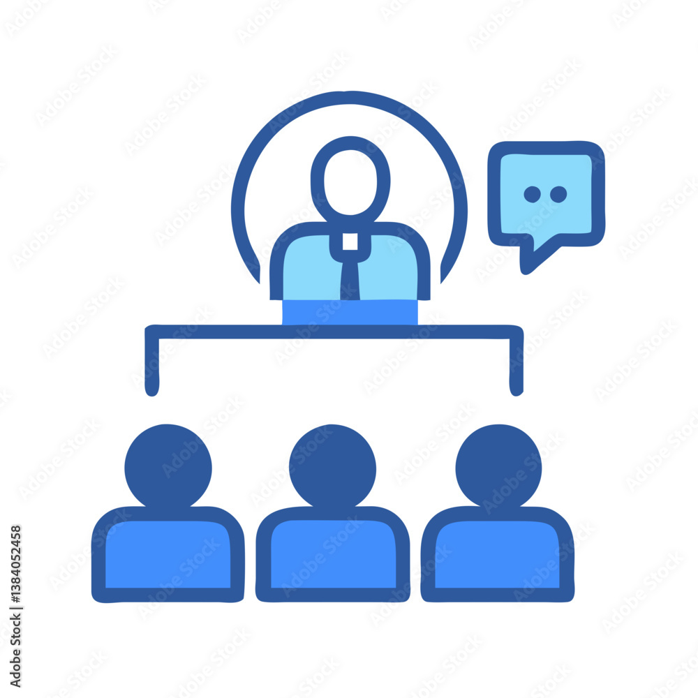 Conference Call Icon for Virtual Meetings Conference Call Icon for Virtual Meetings