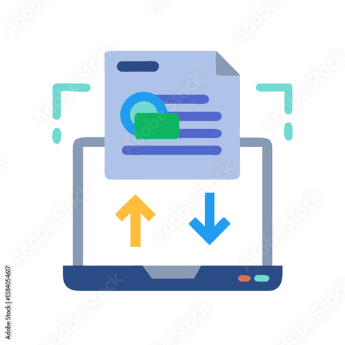  File Transfer Icon for Internet Services
