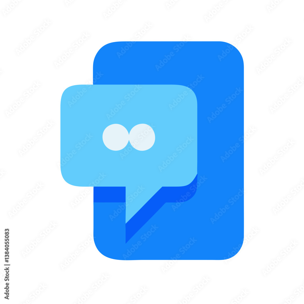 Icon Representing Messenger Applications Icon Representing Messenger Applications