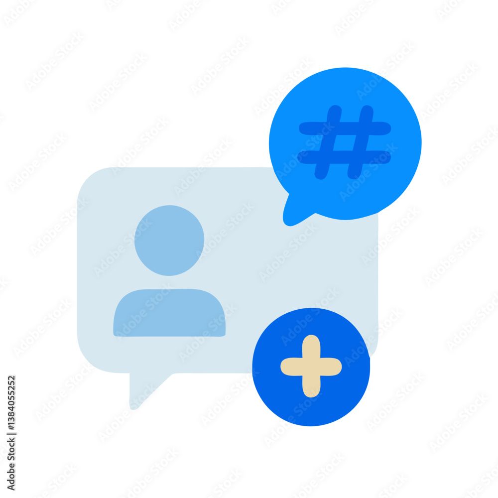 Icon Representing Microblogging Icon Representing Microblogging
