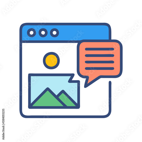  Microblogging Icon for Online Platforms