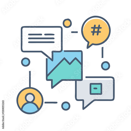  Social Media Icon for Microblogging