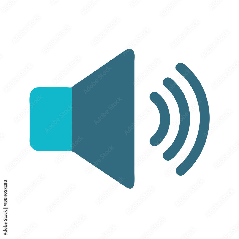Creative Speaker Icon for Multifunctional Use Creative Speaker Icon for Multifunctional Use