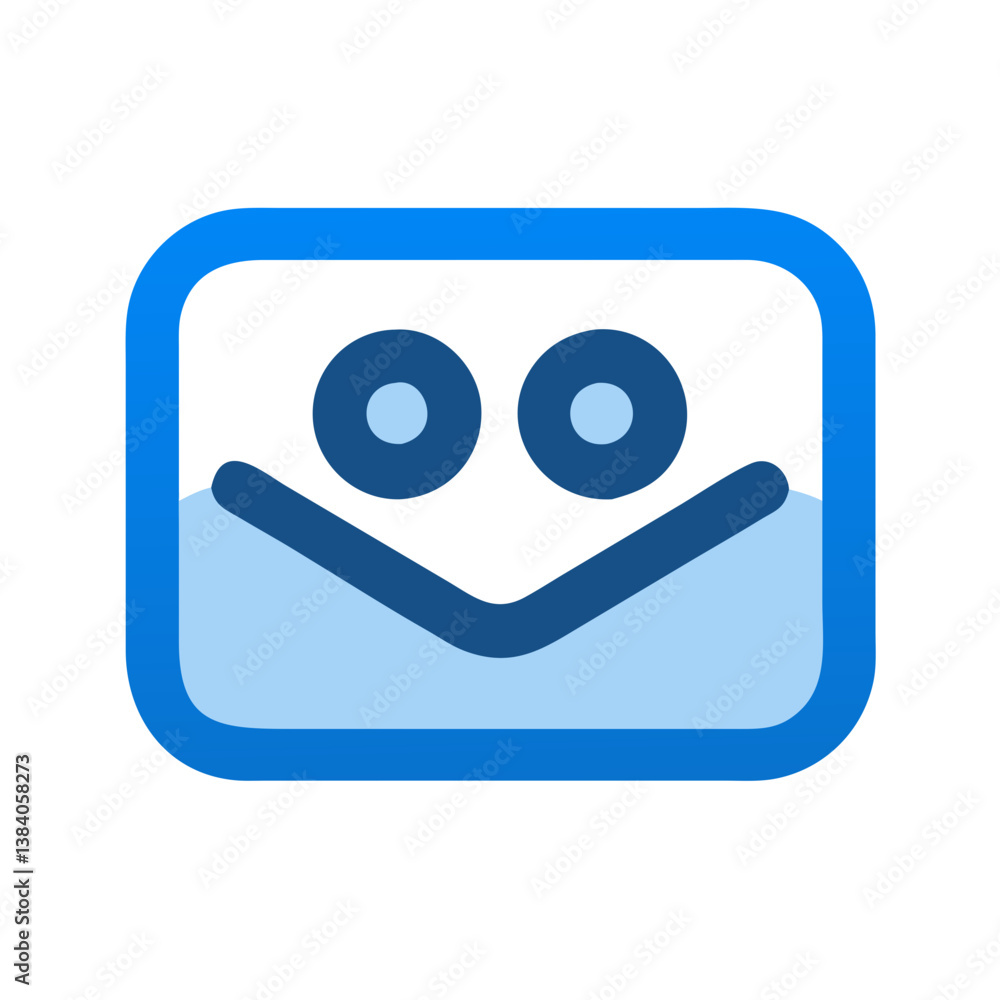 Modern Voice Mail Symbol Icon for Communication Apps Modern Voice Mail Symbol Icon for Communication Apps