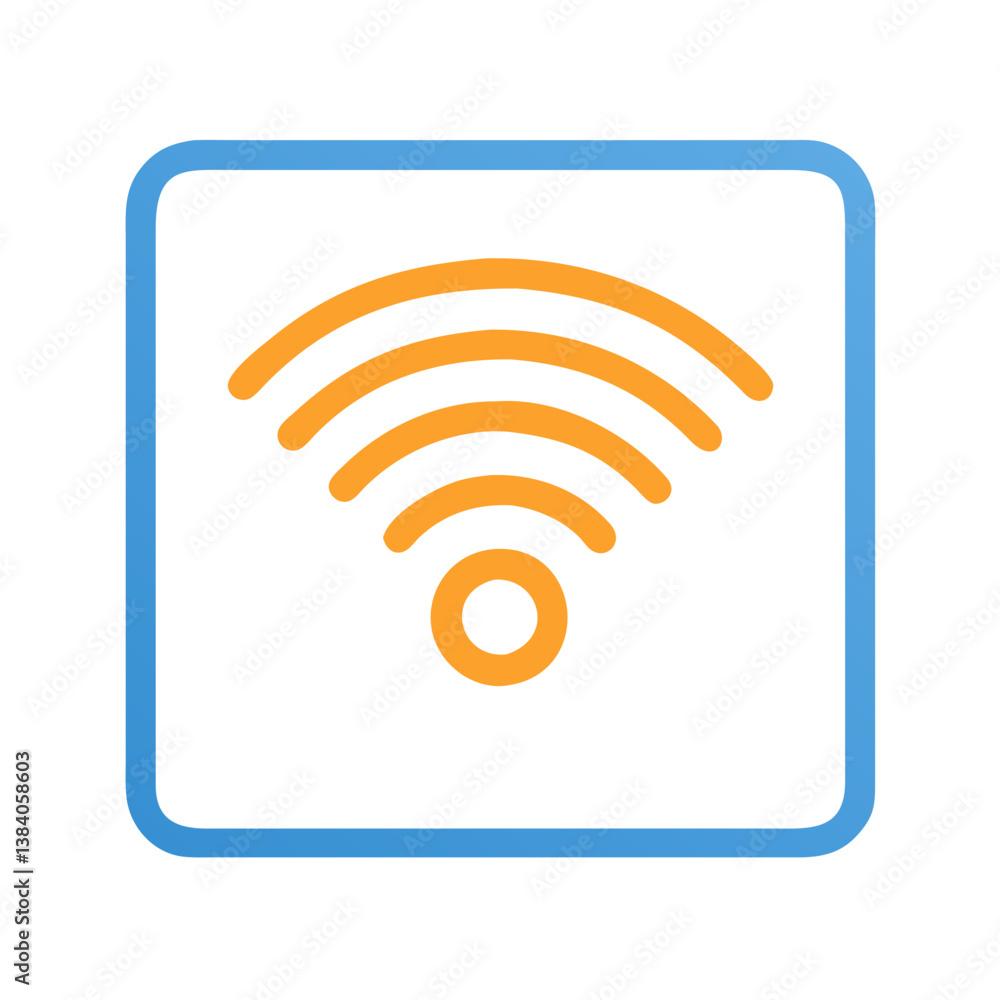 Wireless Signal Icon for Connectivity Wireless Signal Icon for Connectivity