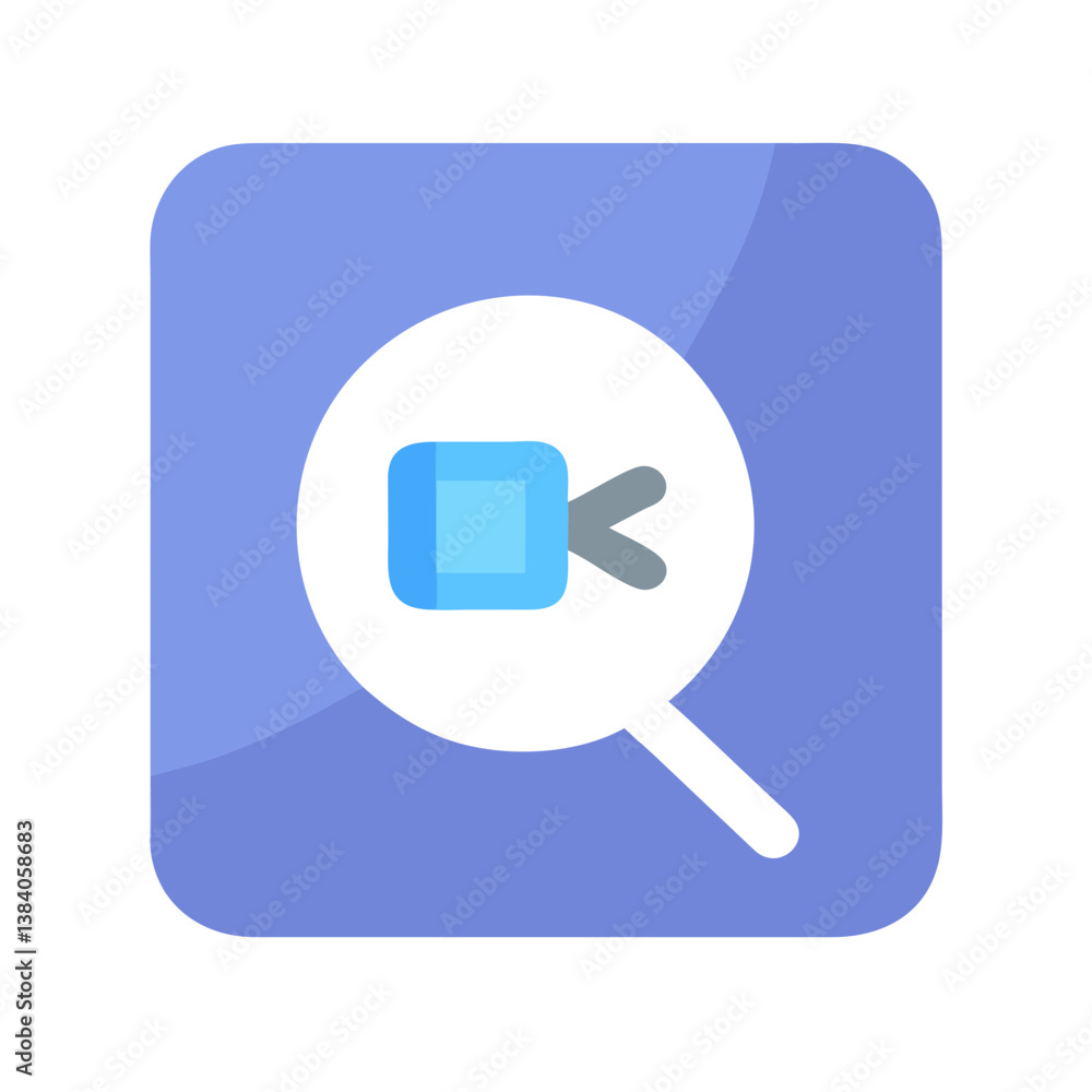 Modern Zoom Icon for User Engagement Modern Zoom Icon for User Engagement