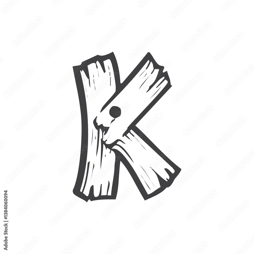 Alphabet graphic design latter vector illustration. Alphabet graphic design latter vector illustration.