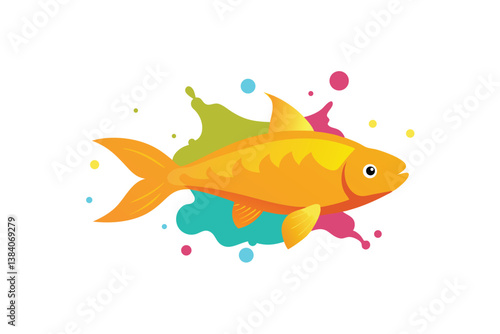 goldfish jumping out of water
