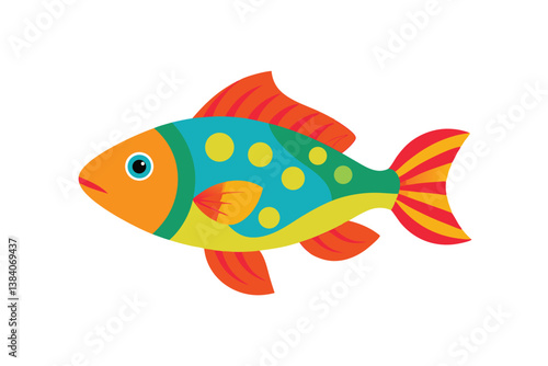 fish on a white background