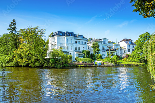 Wallpaper Mural The houses at the river Torontodigital.ca