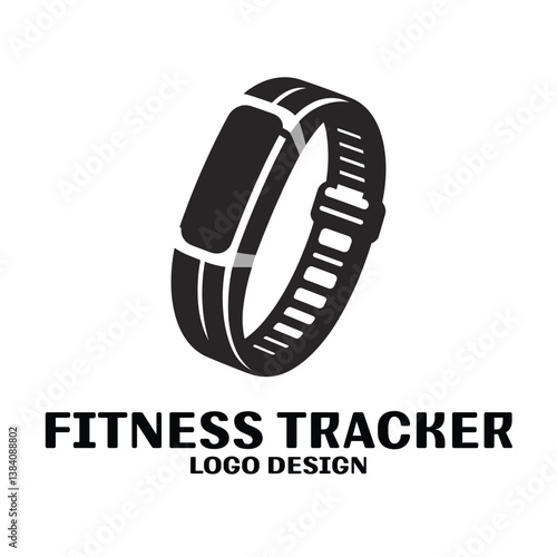 Fitness Tracker Vector Logo Design