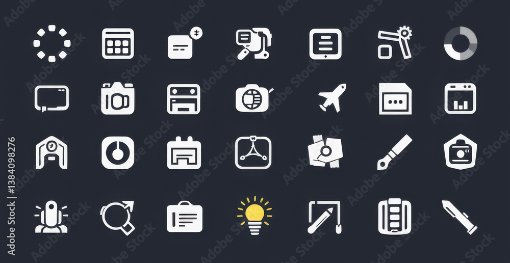 Collection of Creative Technology Icons Collection of Creative Technology Icons