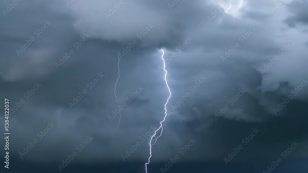 lightning in the night