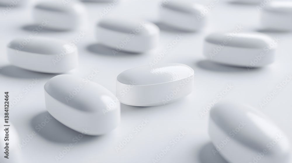 Realistic Biotin Tablets – White Round Realistic Biotin Tablets – White Round