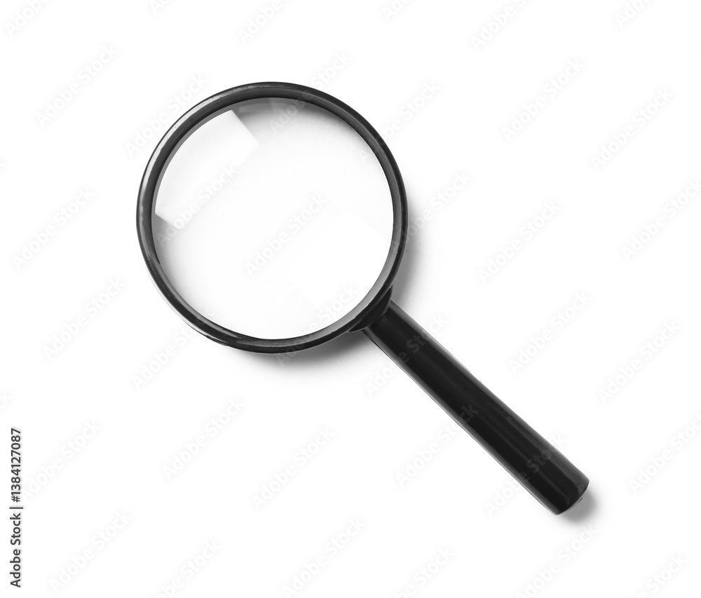 Magnifier isolated on white background Magnifier isolated on white background