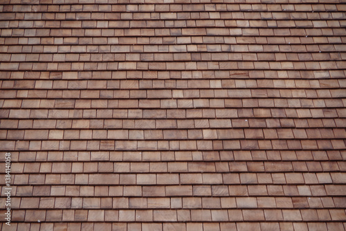 New traditional wood shingles roof