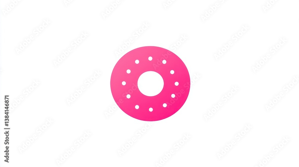 Pink Circular Design with Dot Pattern Minimalist Artwork Modern Graphic Element Abstract Bac Pink Circular Design with Dot Pattern Minimalist Artwork Modern Graphic Element Abstract Bac