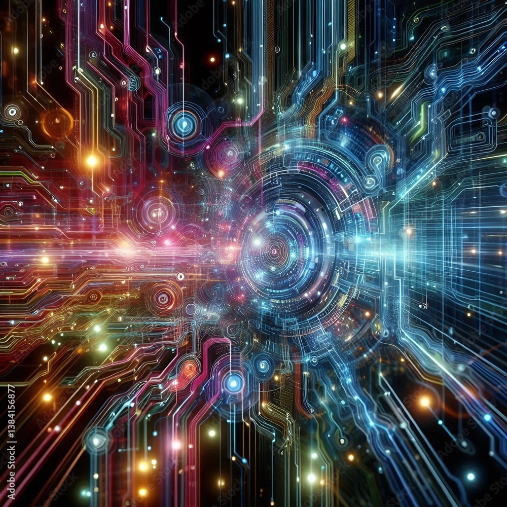 Obraz premium Advancing AI and IoT Integration: Revolutionizing Smart Technologies for Future Innovation