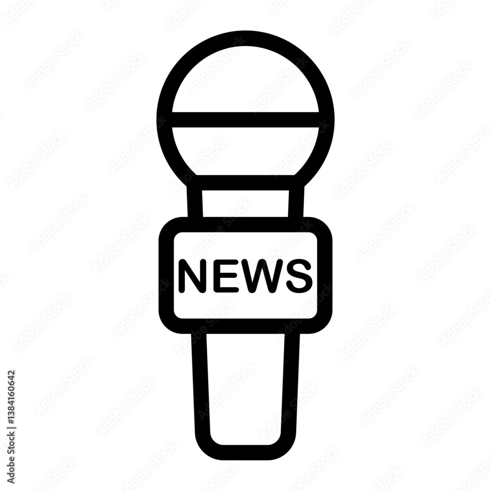 microphone Line Icon microphone Line Icon