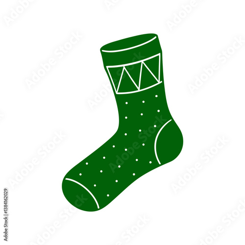 Festive Christmas Sock for Holiday Decoration