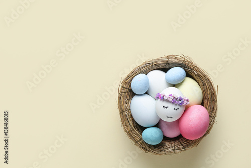 Composition with Easter egg...