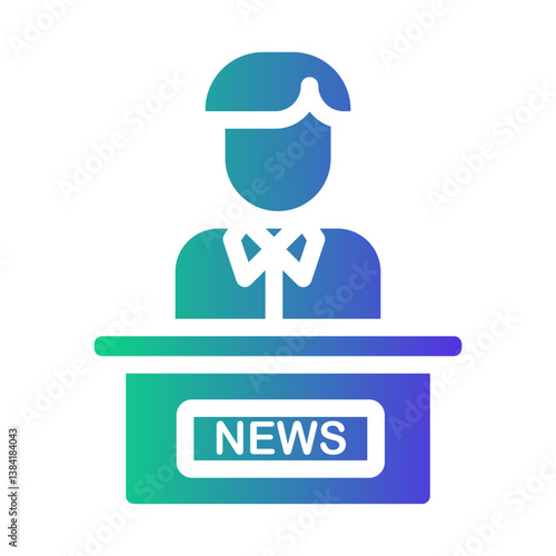 news Gradient icon