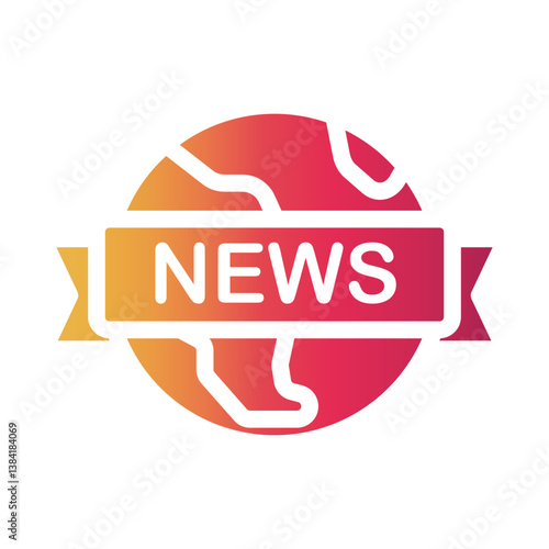 news Gradient icon