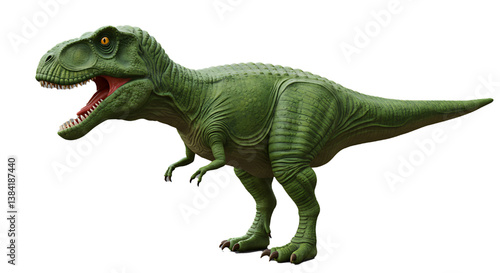 Tyrannosau isolated on white background 