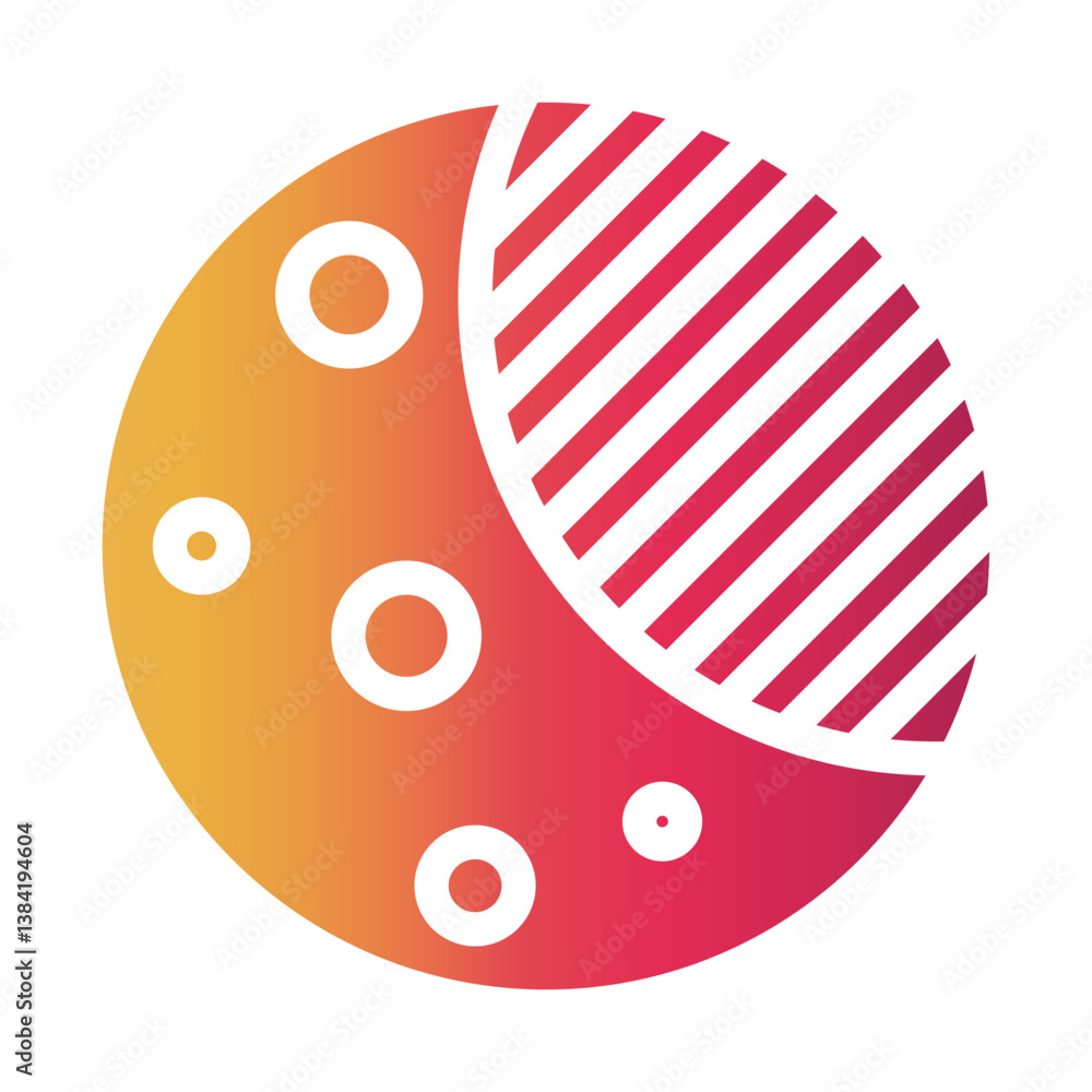 Fototapeta premium eclipse Gradient icon