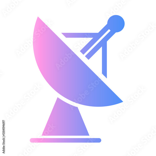satellite Gradient icon