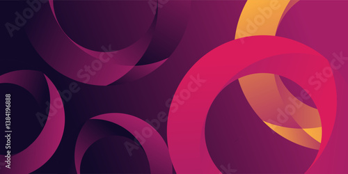 Abstract fresh background with colorful gradient geometric shapes texture decoration. Vector illustration for presentation design, annual report, tech banner, web header
