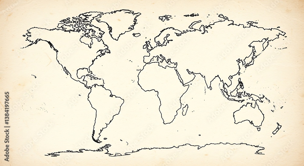 world map sketch world map sketch