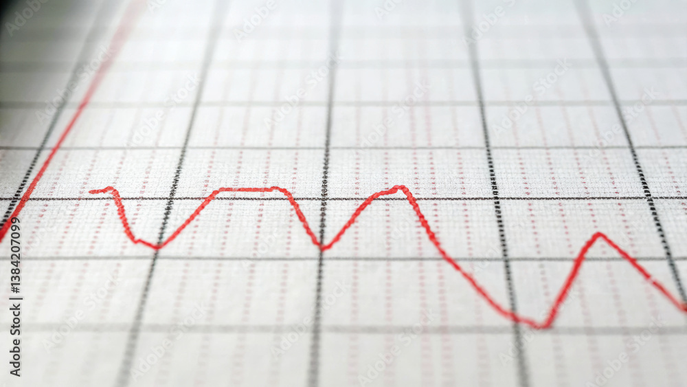 detailed simulation of engineering data represented through red line graph grid paper. This visual captures essence of data detailed simulation of engineering data represented through red line graph grid paper. This visual captures essence of data