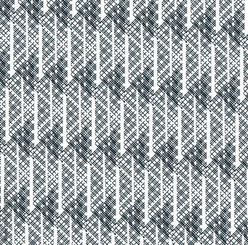 Abstract texture with repeating large masses in the form of intersecting lines.
