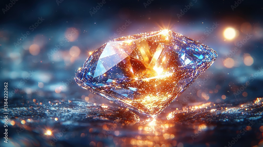 Luminous Gemstone: A Sparkling Masterpiece Luminous Gemstone: A Sparkling Masterpiece