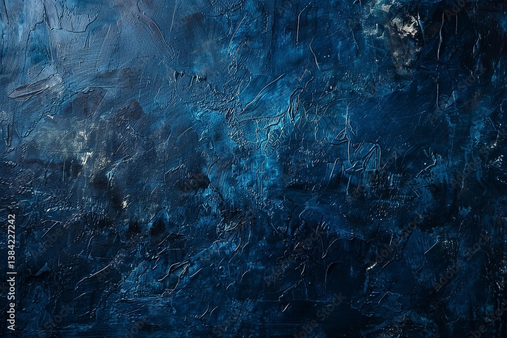 Atmospheric Dark Blue Grunge Texture Background for Creative Projects Atmospheric Dark Blue Grunge Texture Background for Creative Projects