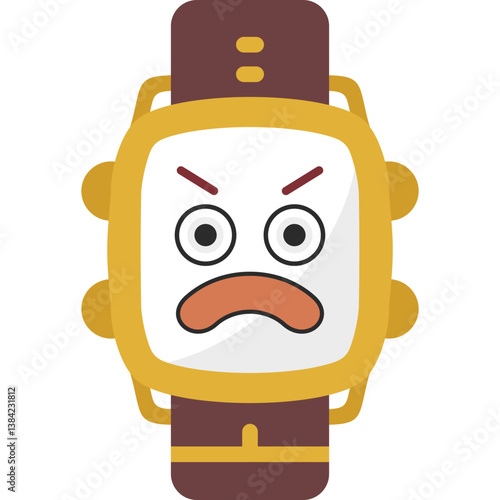 Watch Angry Dial Icon