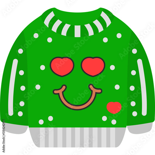 Smile With Hearts Icon