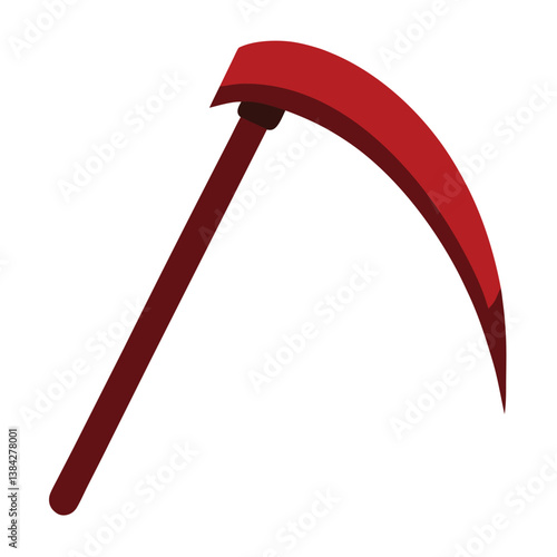 Scythe Vector – Farming and Grim Reaper Tool Illustration