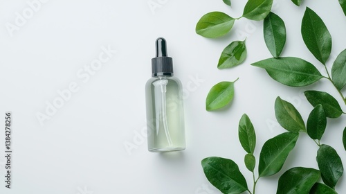 Soothing face mist isolated on white background