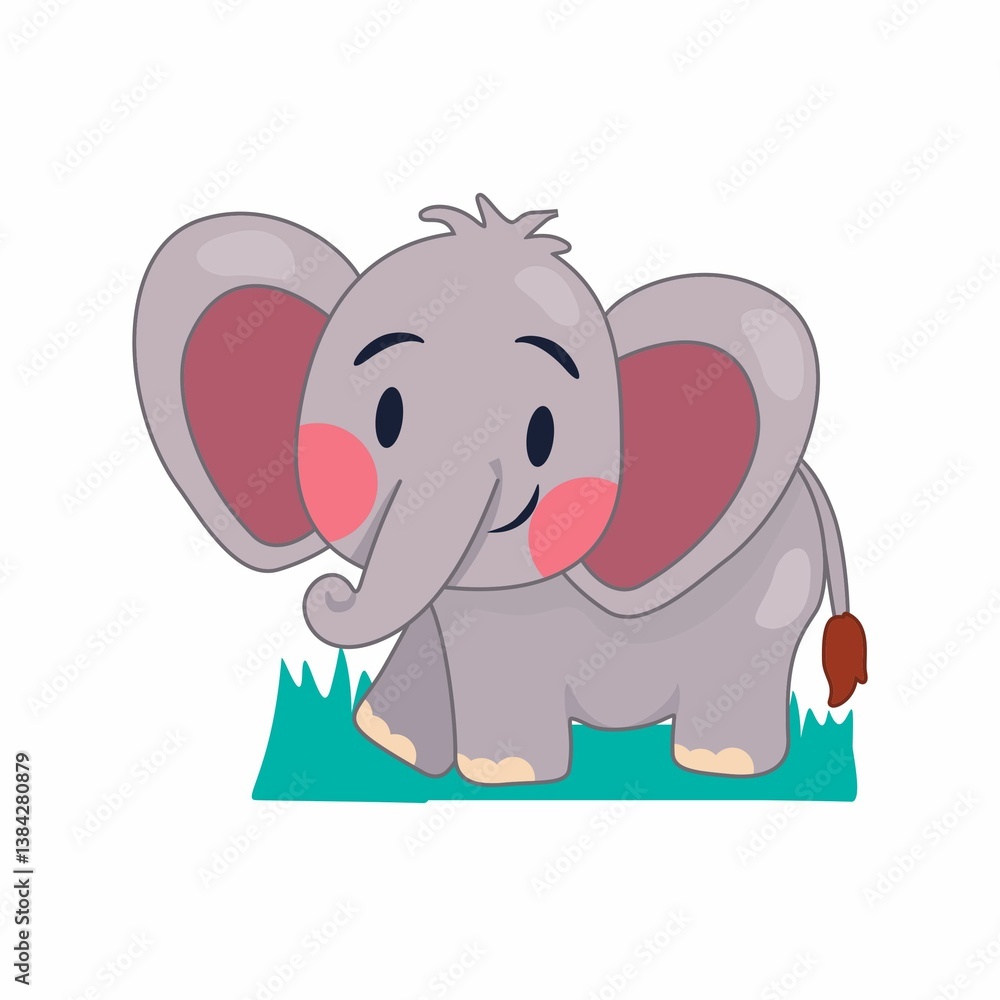 Fototapeta premium Elephant Illustration