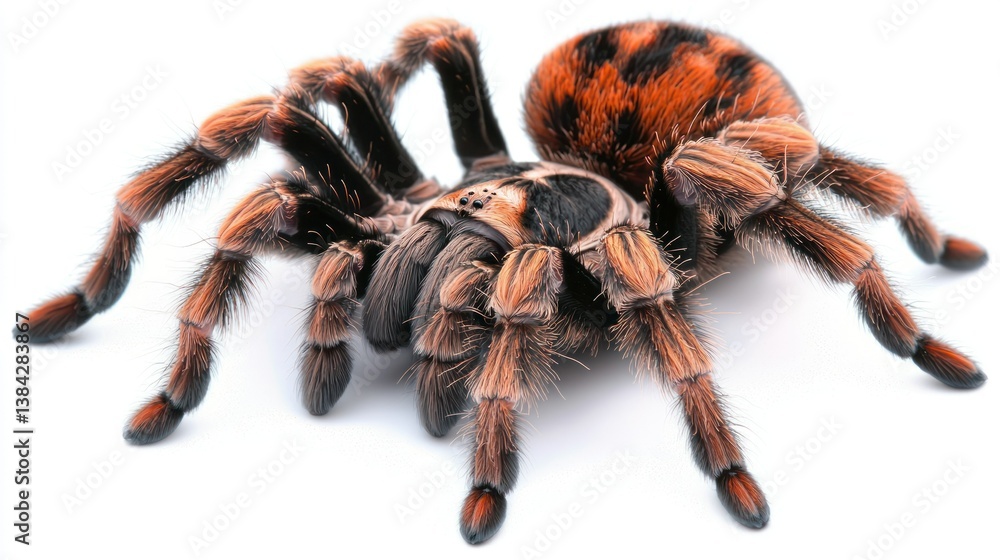 Tarantula isolated on white background Tarantula isolated on white background