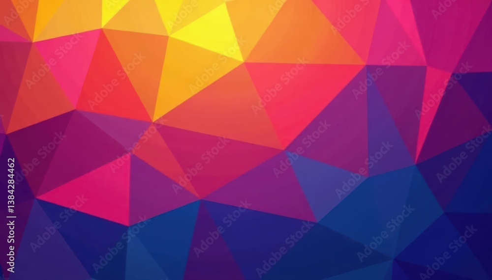 Geometric shapes with interlocking triangles and squares forming a mosaic background, modern art, design Geometric shapes with interlocking triangles and squares forming a mosaic background, modern art, design